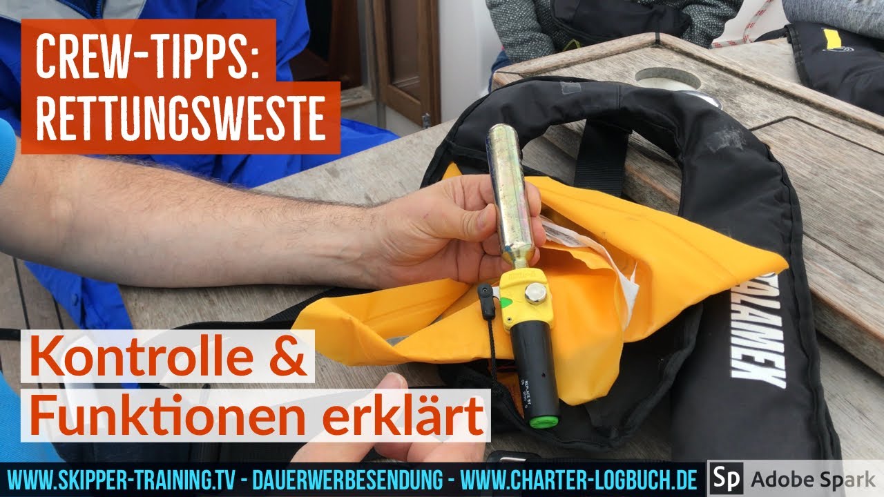 Crew-Tipps: Automatik-Rettungsweste, Kontrolle & Nutzung in rauher See.