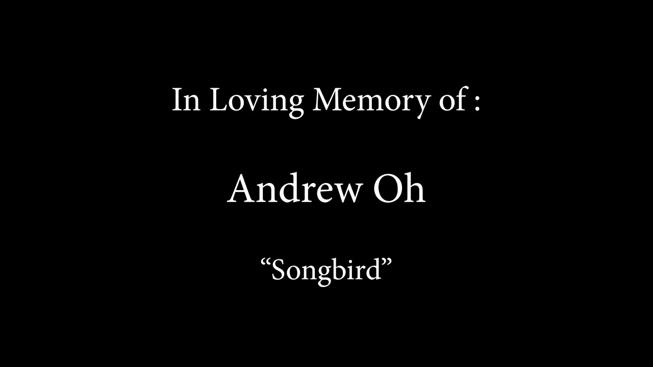 ❤️ ANDREW OH: In Loving Memory - 