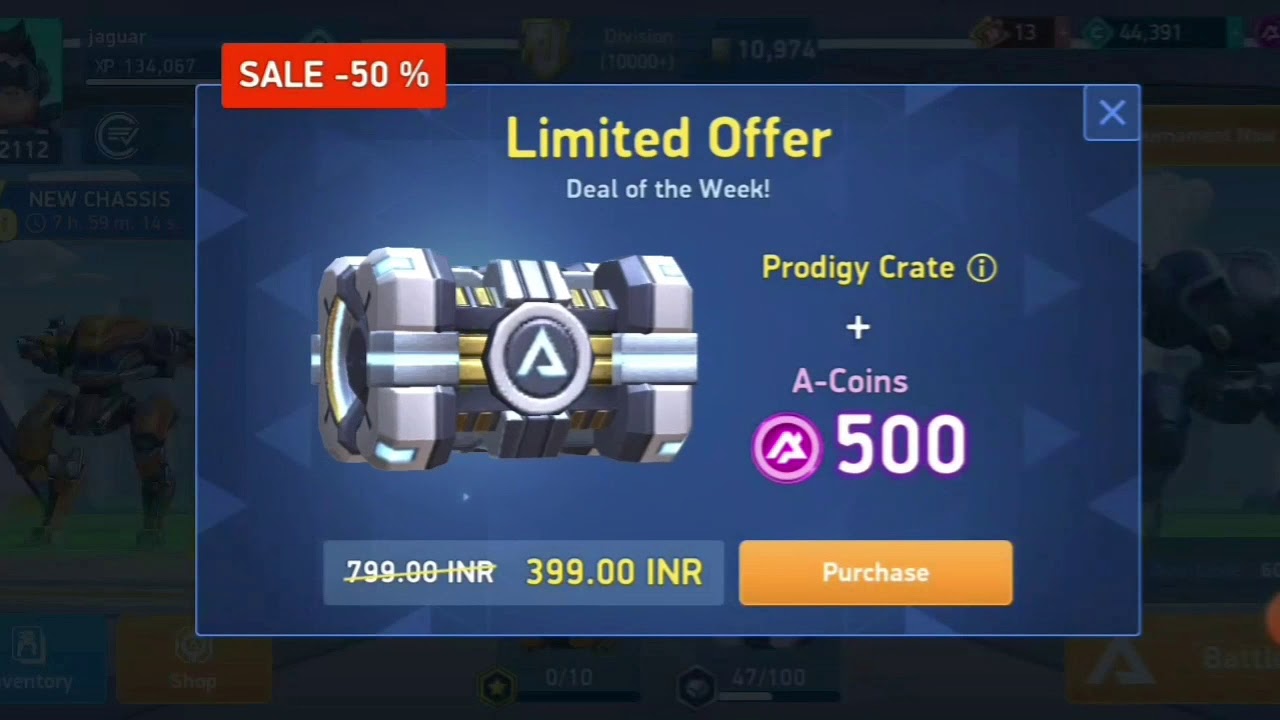Mech arena prodigy crate opening,new maps revealed