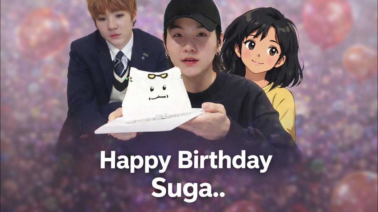 Min yoongi birthday 🎂 suga struggle 😔