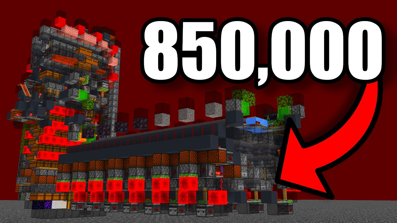 This FARM Makes 850,000 Items per HOUR in Minecraft