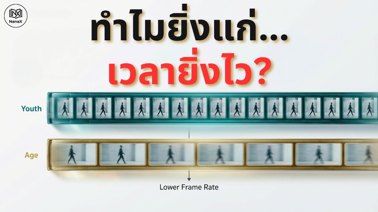 ทำไมยิ่งแก่ เวลายิ่งเดินเร็ว? วิทยาศาสตร์ไขปริศนา 'เวลาที่หายไป' (Chronosthesia)