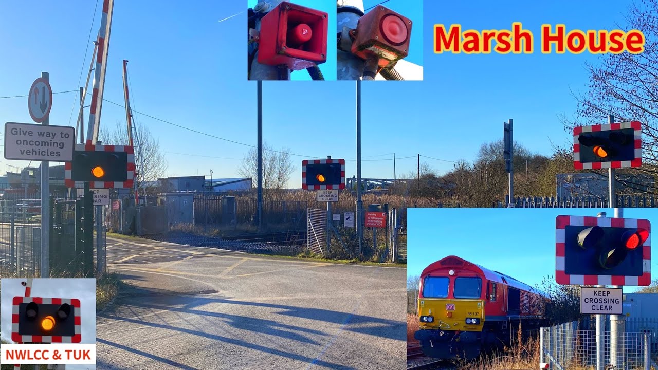 Marsh House Level Crossing, Cheshire
