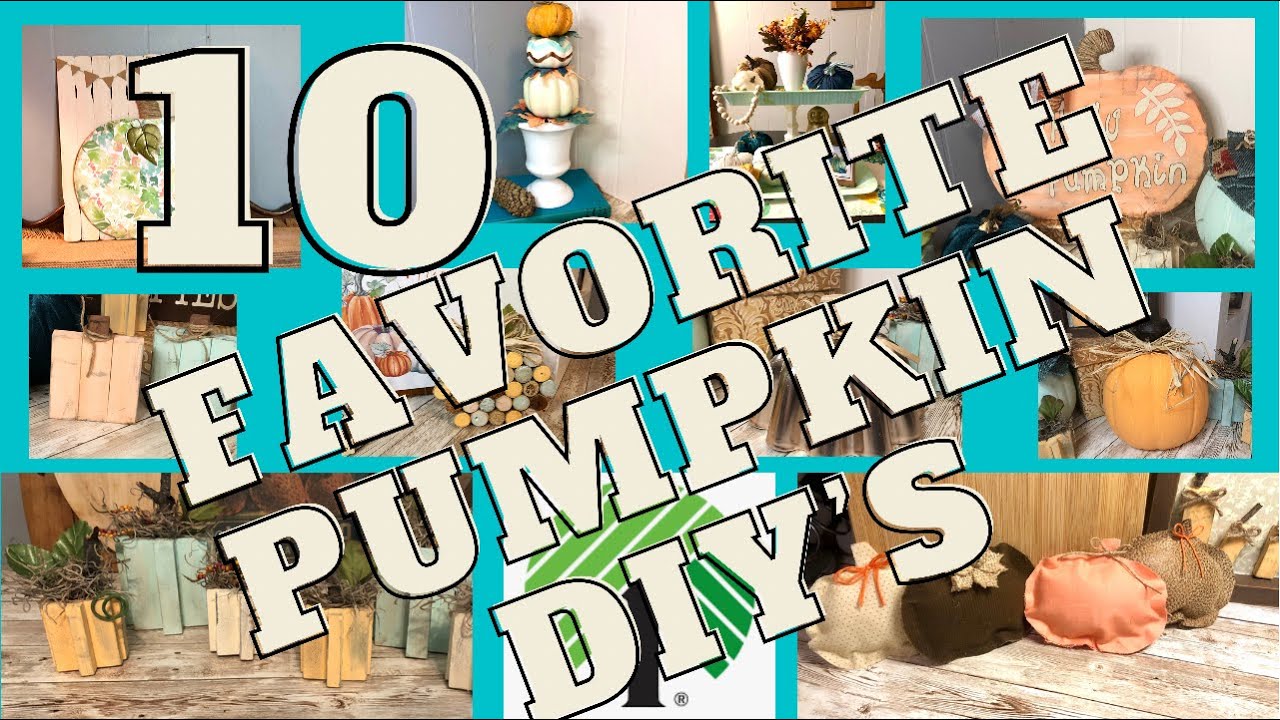 🎃🎃FALL PUMPKIN DIY COMPILATION | DOLLAR TREE TUMBLING TOWER BLOCK PUMPKINS 🎃🎃