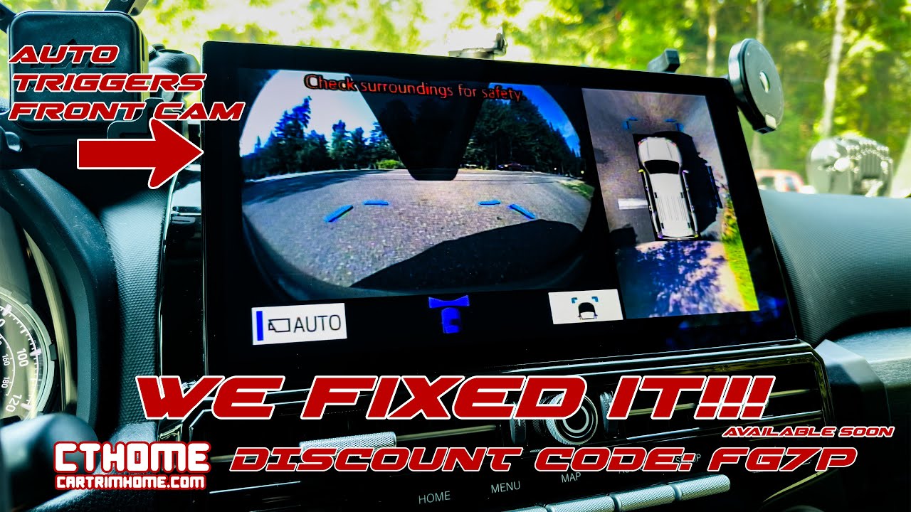 RETAINING FACTORY 360 CAMERA AFTER INSTALLING CARTRIMHOME T-SERIES HEADUNIT ON TOYOTA 4RUNNER