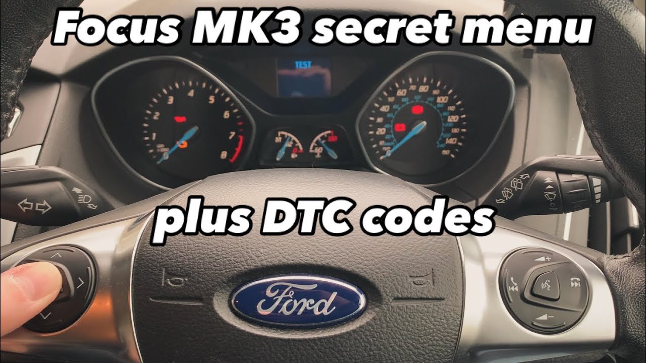 Focus MK3 SECRET MENU and DTC Codes! #ford #fordfocus