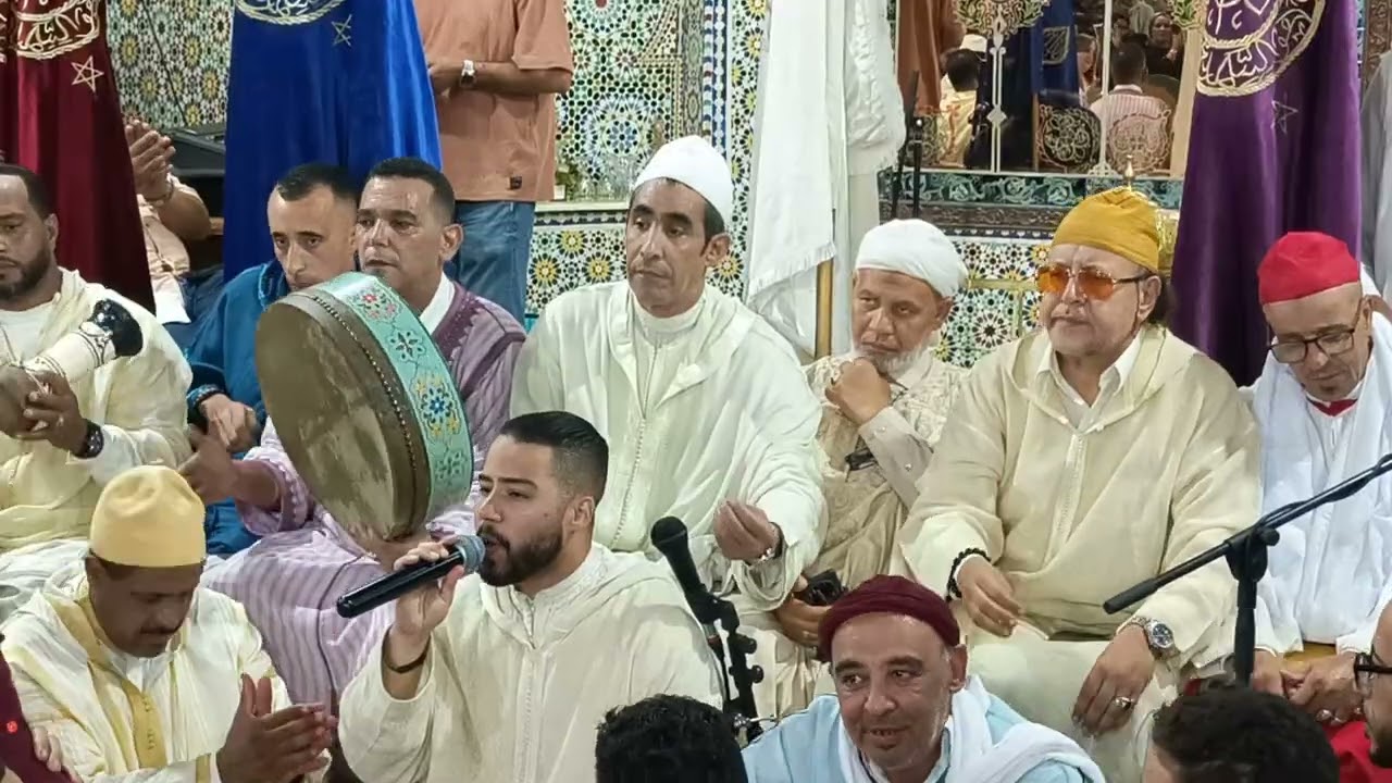 حفل طائفة العيساوية. بمناسبة عيد المولد النبوي الشريف الركب الفيلالي برآسة المقدم عبد العالي المرابط