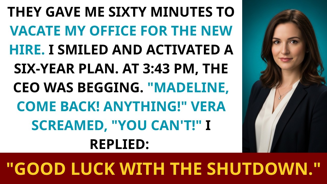 They Insisted the New Hire Deserved My Office — I Moved Out That Same Hour