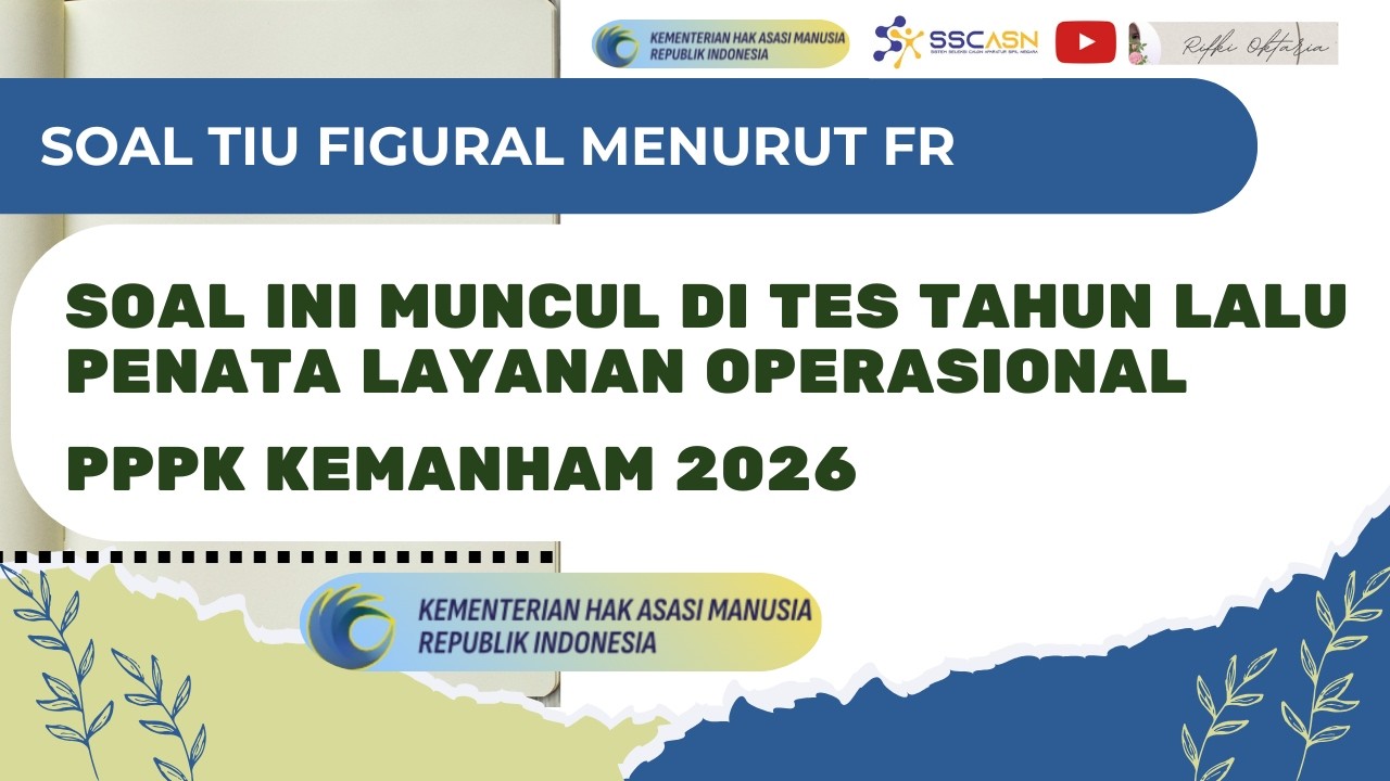 LATIHAN SOAL FIGURAL PPPK KEMENHAM 2026