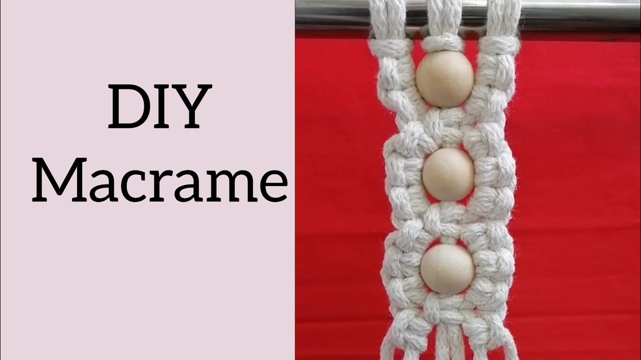DIY | Macrame Pattern #1 | Macrame for beginners class 1 | Macrame Design 