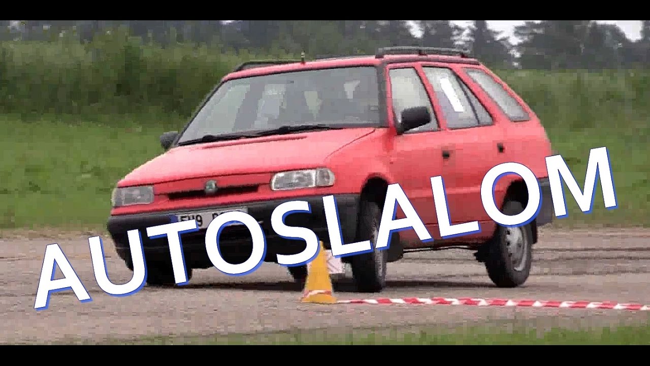 &Scaron;koda Felicia Combi na Autoslalomu Vraclav 11.6.2016 | KM video | M&uuml;llerTV