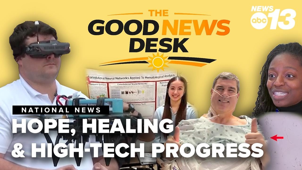 Drone Program for school safety, snowstorm heart transplant & medical breakthrough