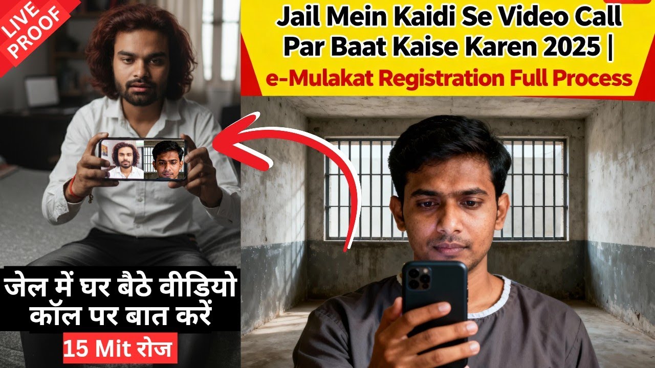 How to talk to a prisoner in jail on video call | e-Mulakat Registration Full Process