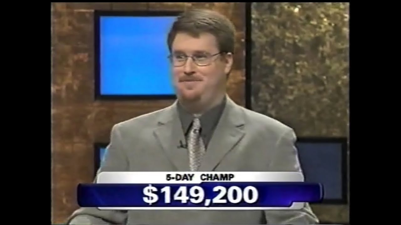 Final Jeopardy (4/16/2003): New Total Winnings Record of $149,200