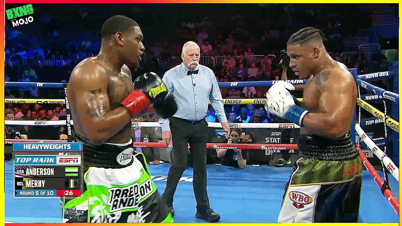 Jared Anderson (USA) vs Ryad Merhy (Belgium) - Boxing Highlights HD