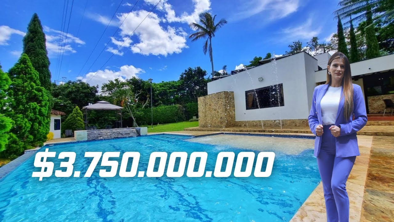 VENDO CASA CAMPESTRE CON LAGO EN COPACABANA MEDELLIN USD 894,221