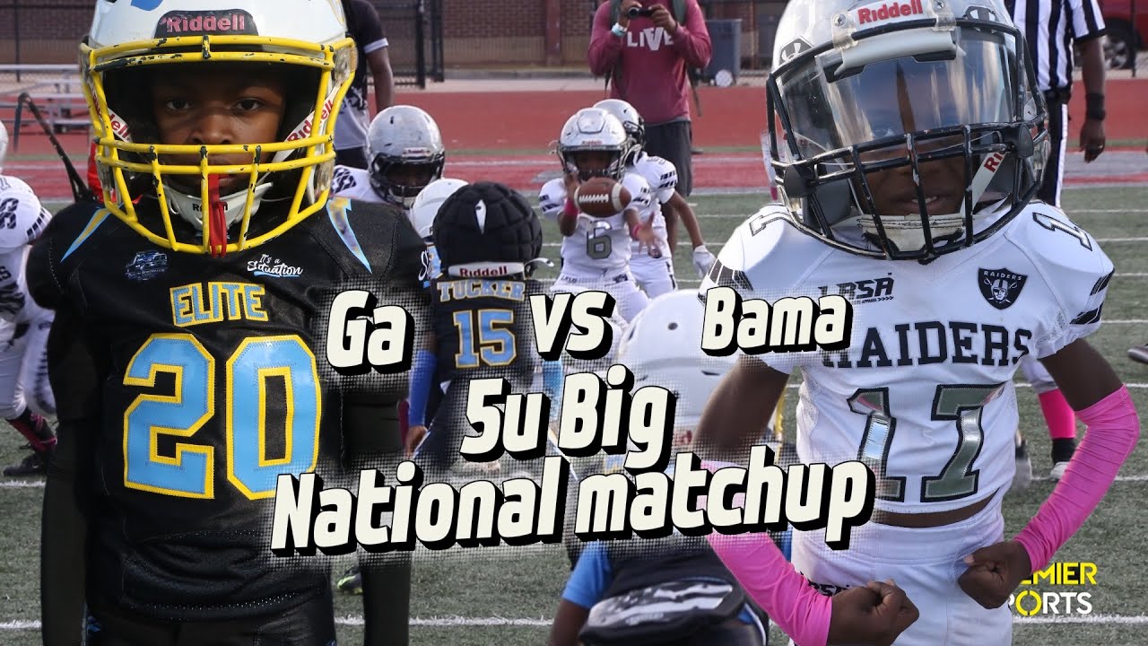 5u national football stars Atl elite gpe vs Huffman raiders out of Bama 