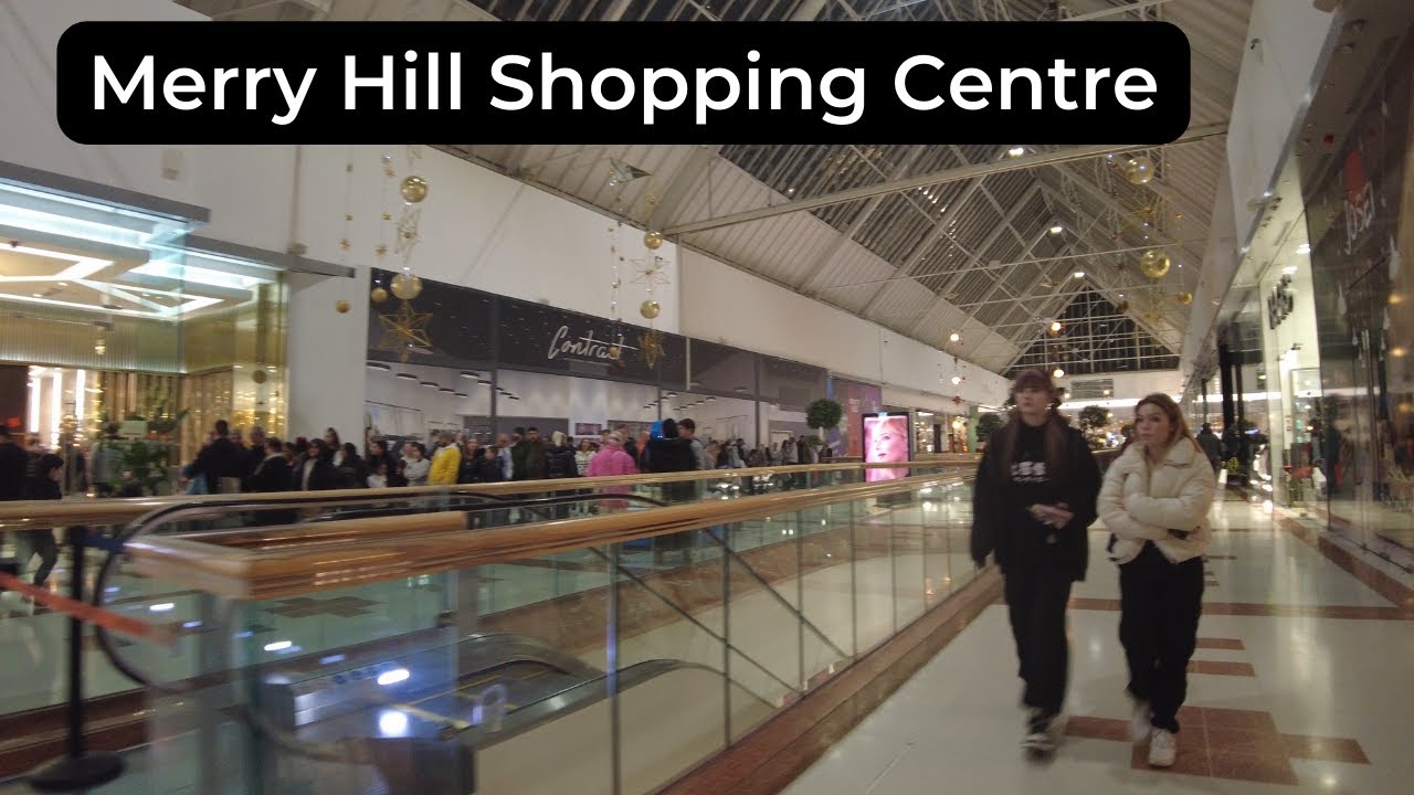 MERRYHILL SHOPPING CENTRE VIRTUAL WALK Part 1 | TOWN AND CITY WALKS