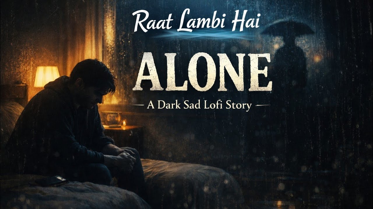 Raat Lambi Hai |  😞 Sad Lofi Hindi Song |  💔 Breakup Pain | Alone Night Vibes