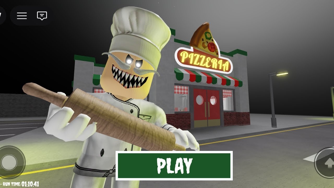 I ESCAPED PAPA PIZZA'S PIZZERIA! (SCARY OBBY)