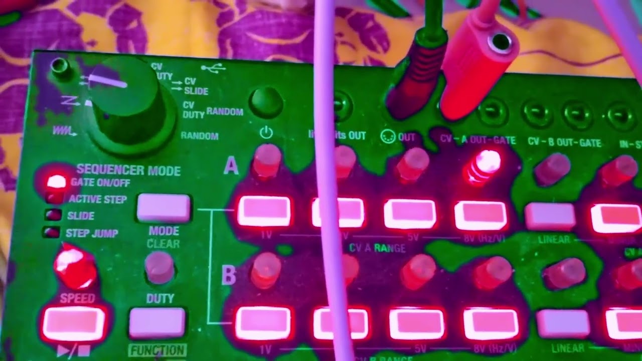 Korg SQ1 -  Alesis D4 Drums  -  Exuberant Modular Eurorack Shenanigans