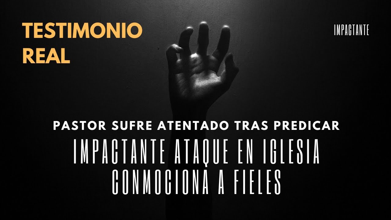 Pastor sufre atentado tras predicar: Impactante ataque en iglesia conmociona a fieles