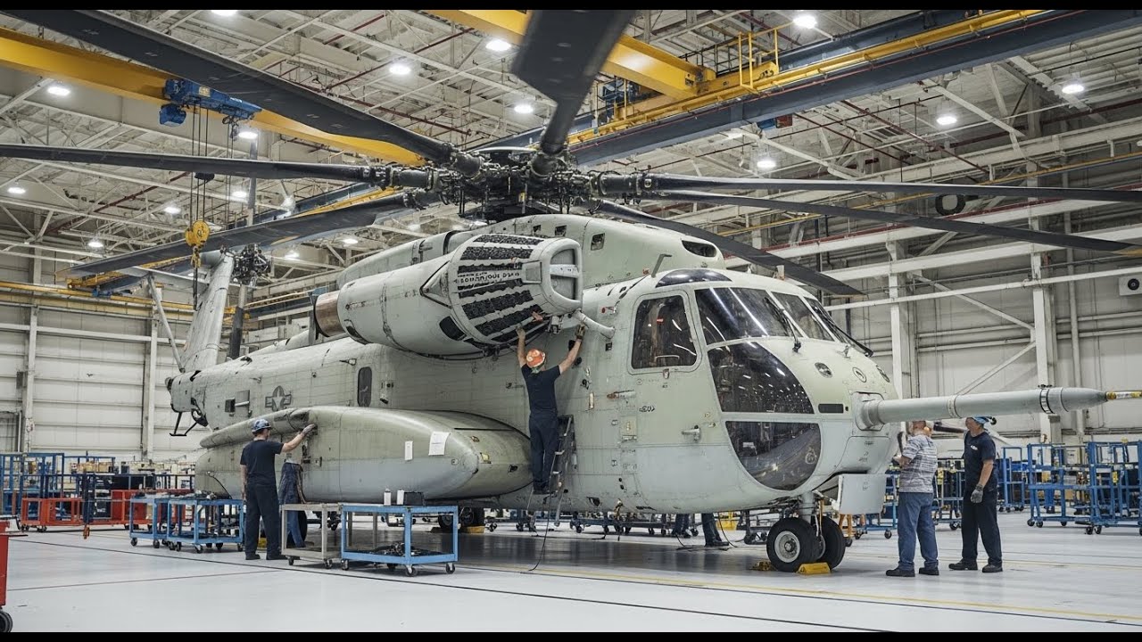 Inside the CH-53K King Stallion Factory How the U.S Marines Build the Worlds Most Powerful Helicoptr
