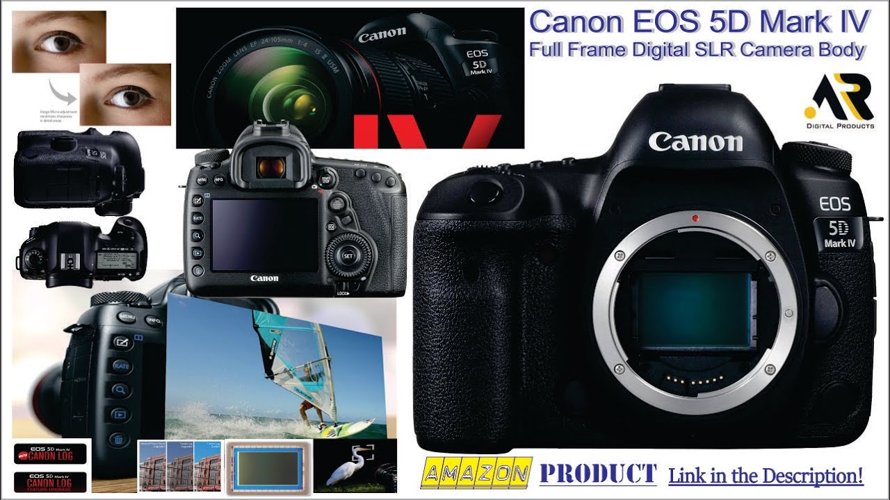 Canon EOS 5D Mark IV Full Frame Digital SLR Camera Body |AR Digital Products