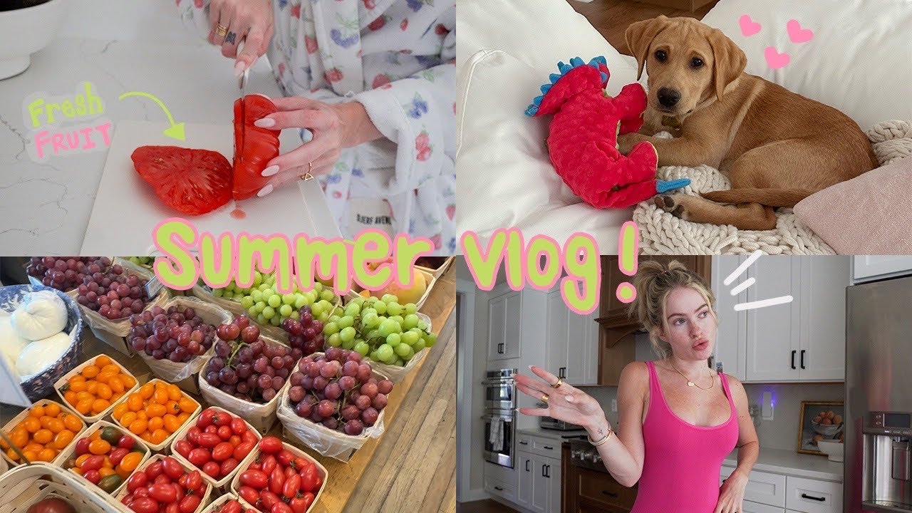 a summer day in my life | groceries, workout & lunch date
