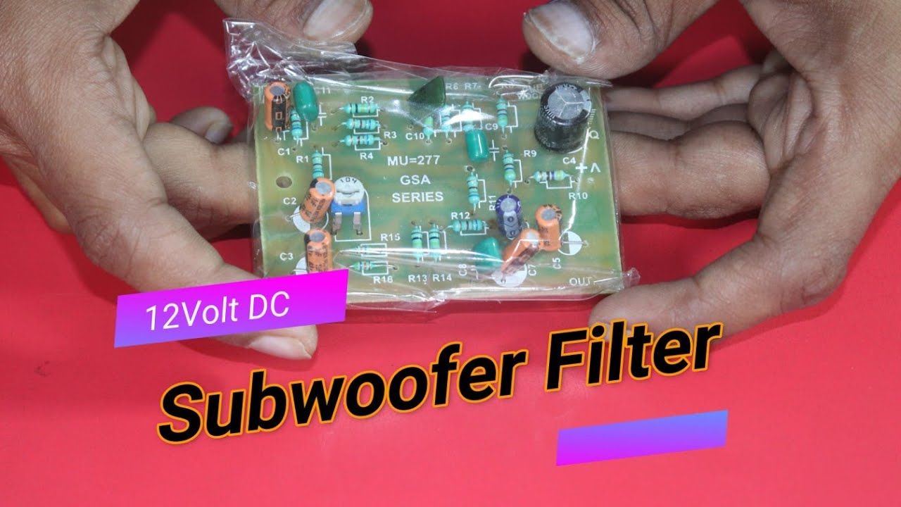How to Connect Subwoofer Filter or Low Pass Filter with any amplifier Board