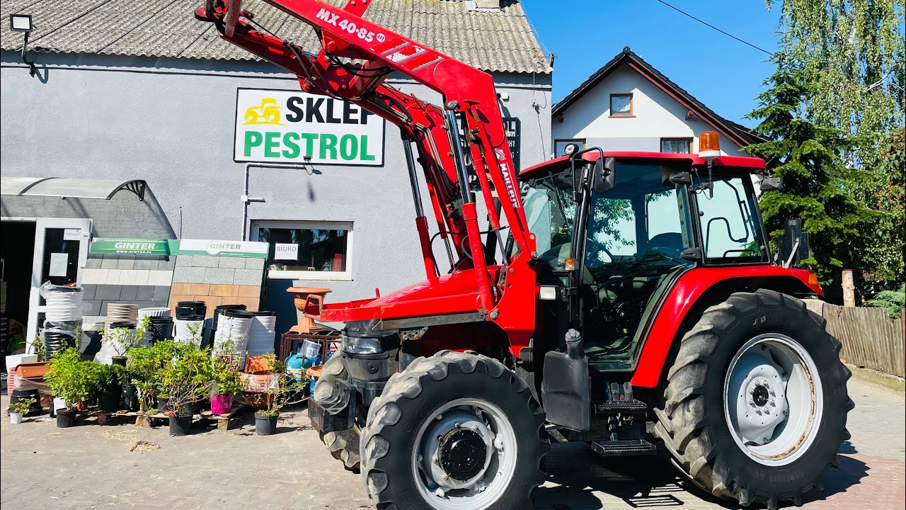 CASE JXU 95, 2010r, z ładowaczem czołowym MAILLEUX, na sprzedaż/for sale, prezentacja,  *PESTROL*