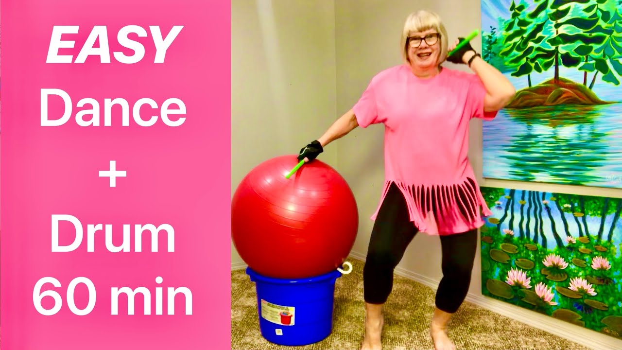 HOT LATIN CARDIO DRUMMING and DANCING for FULL BODY Low impact FITNESS for BEGINNERS and 55+