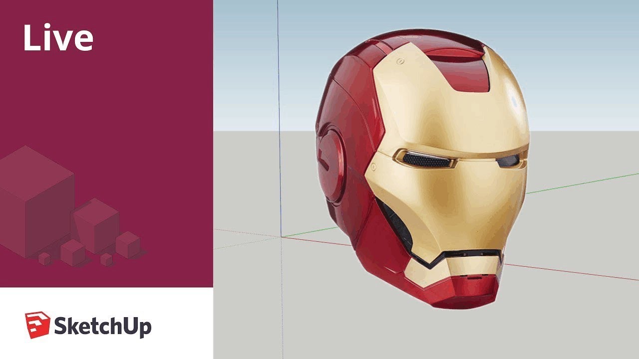Modeling Iron Man's Helmet to 3D Print