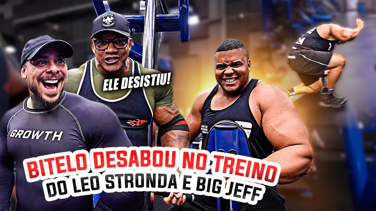 BITELO NÃO SUPORTOU O TREINO HARDCORE DO LEO STRONDA