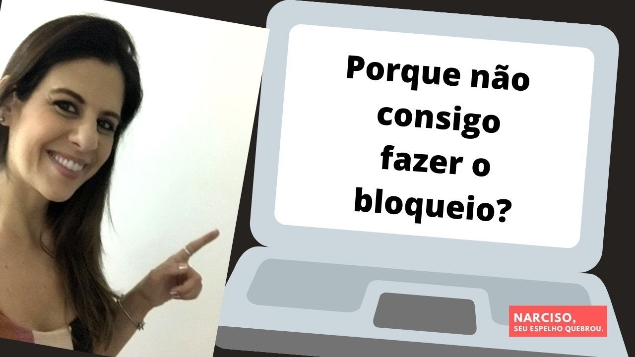 Porque não consigo fazer o bloqueio?