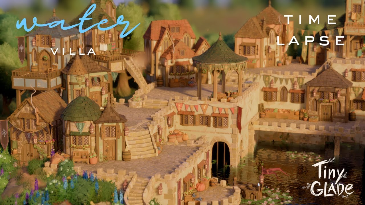 Water Villa | Tiny Glade | Time Lapse