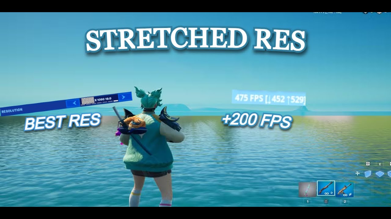 How to Get the BEST STRETCHED Resolution in Fortnite (NVIDIA Control Panel Tutorial!)