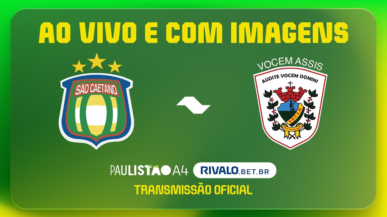 JOGO COMPLETO: S&Atilde;O CAETANO X VOCEM | RODADA 15 | PAULIST&Atilde;O A4 RIVALO 2026