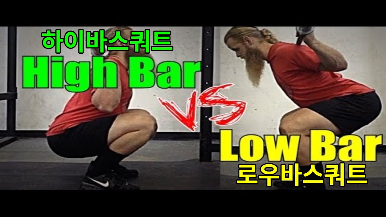 하이바와 로우바스쿼트의 차이점 feat.옛날 알렌