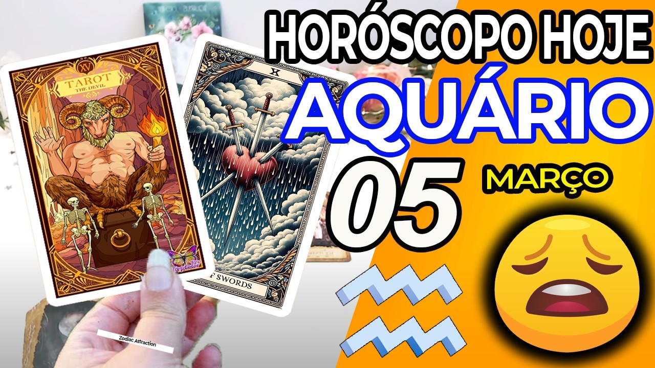 ESTÁ A CHEGAR UM PROBLEMA ❌ Aquário ♒ 5 Março 2026 | Horoscopo do dia de hoje ♒ Tarot Aquário
