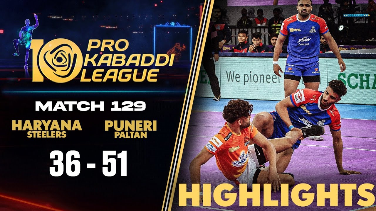 Puneri Paltan Dominated Haryana Steelers in their Home Turf | PKL Match #129 Highlights