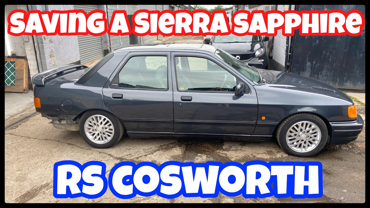 Saving a Sierra sapphire rs cosworth testing the new devilbiss dv1s spray gun on the rear bumper