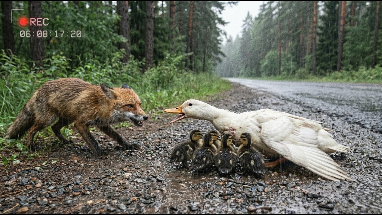 Спасение утиной семьи — от шоссе до дома и озера 🦆