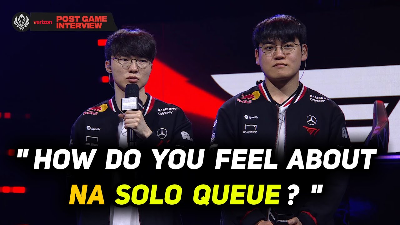 Faker's thoughts on NA Solo Queue (MSI 2025)