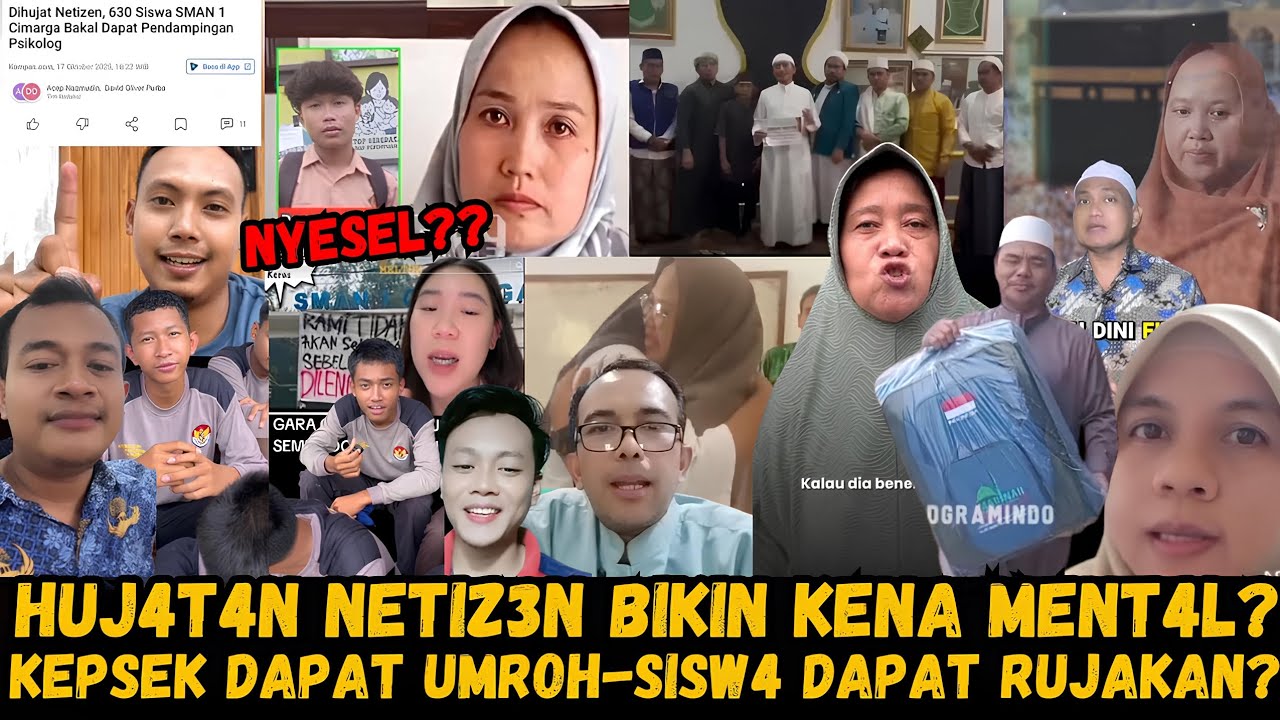 MENYESAL? SISW4 SMAN 1 CIMARGA KENA MENT4L‼️ BENERAN GITUH?