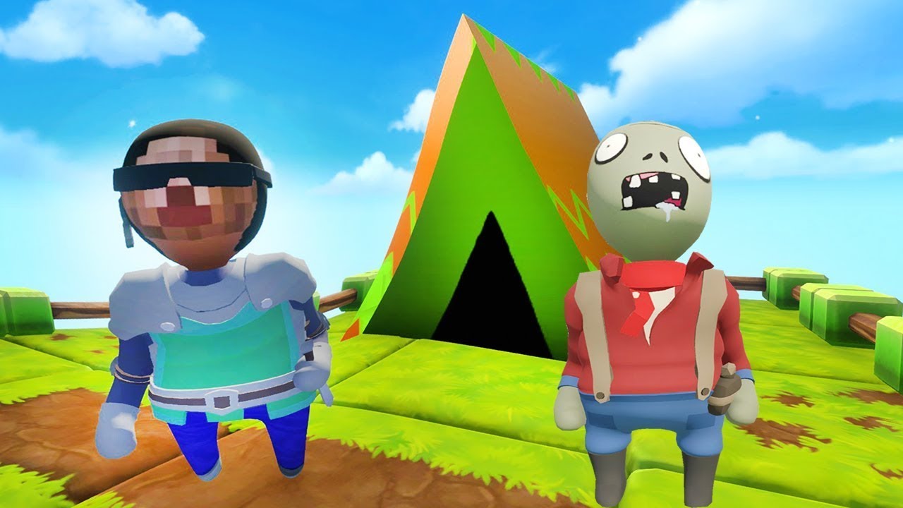 ZENGİN STEVE VE FAKİR ZOMBİK MARS GEZEGENİNDE 😱 Human Fall Flat