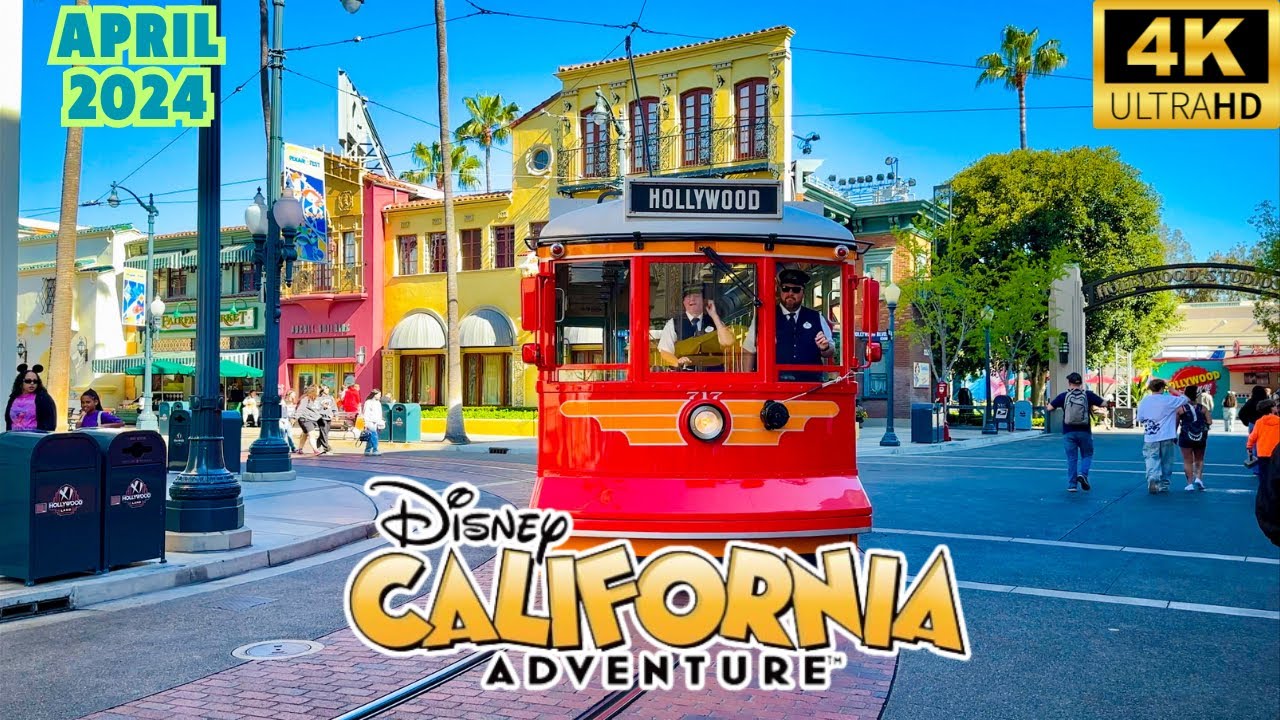 Disney California Adventure Walkthrough April 2024- Early Morning Stroll in DCA [4K]
