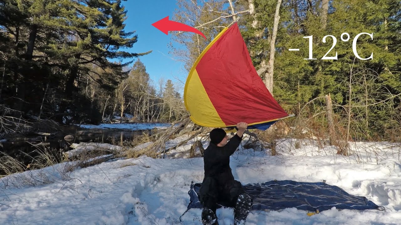 Winter camping on Crown Land - Frozen!