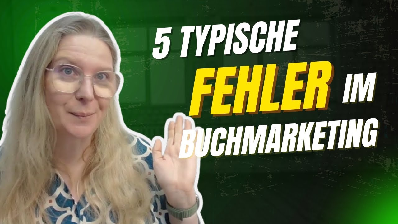 5 typische Fehler im Buchmarketing