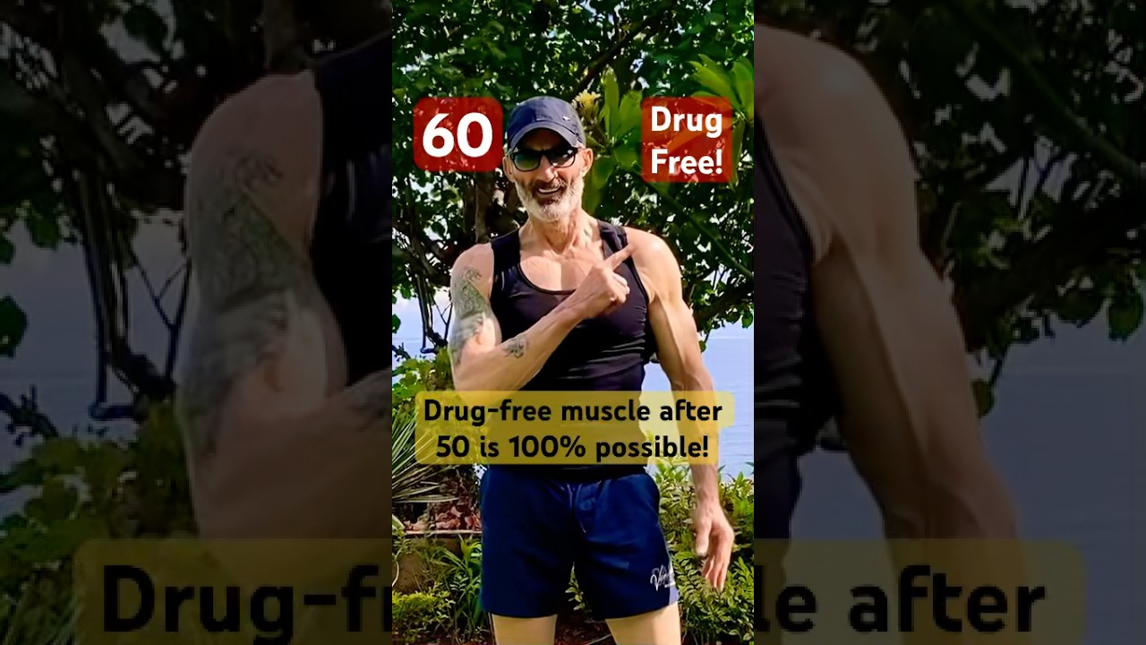 Drug-free muscle after 50 is 100% possible #steroids #bodybuilding #fitness #testosterone #muscle